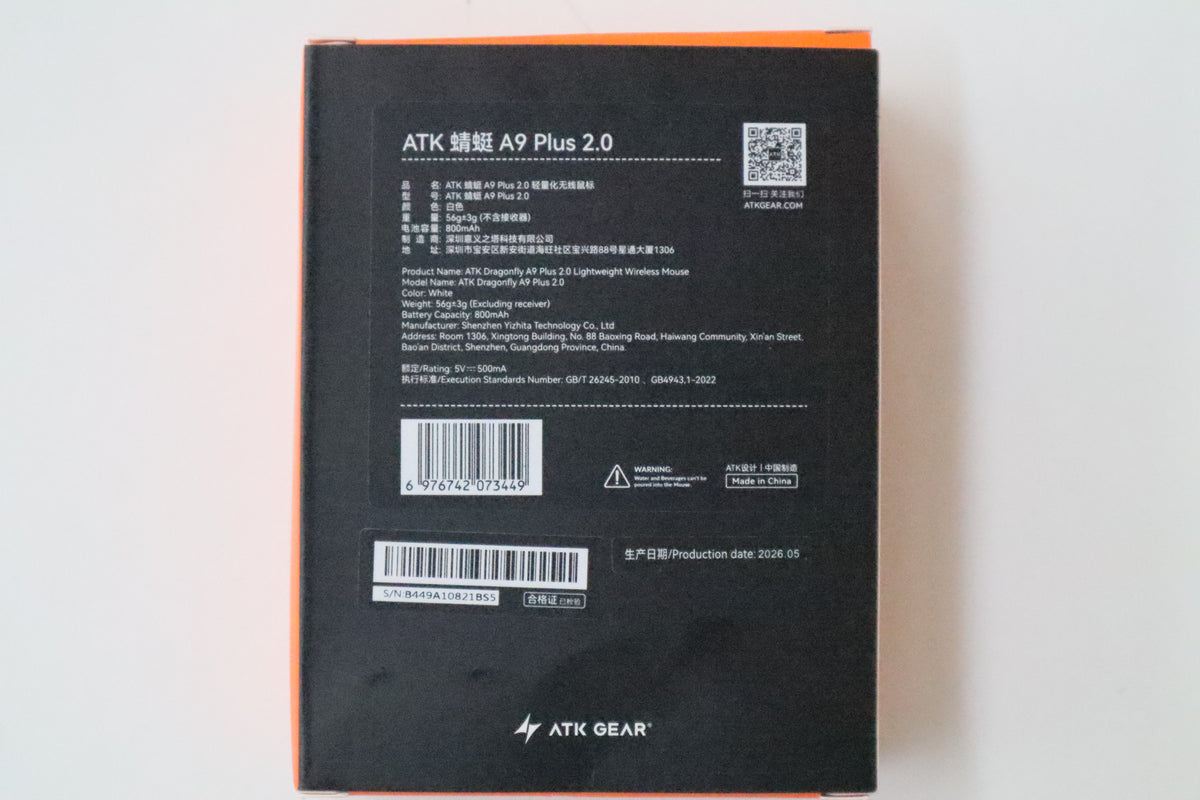 ATK Dragonfly A9 Plus Wireless Mouse OUTLET O-M-0745