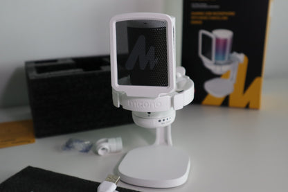 Maono DGM20 Condenser USB Mikrofon BEYAZ OUTLET 0054