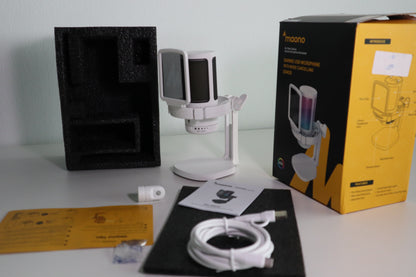 Maono DGM20 Condenser USB Mikrofon BEYAZ OUTLET 0054