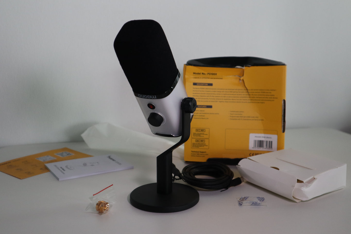 Maono PD100X Dinamik Mikrofon Siyah OUTLET 0053