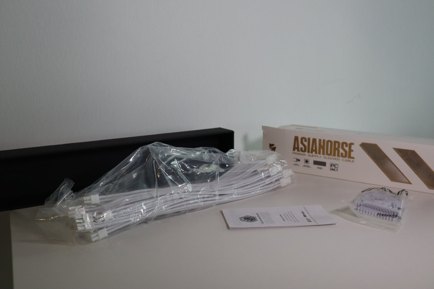 AsiaHorse Snow Series PSU Uzatma Kablosu Beyaz OUTLET 0057