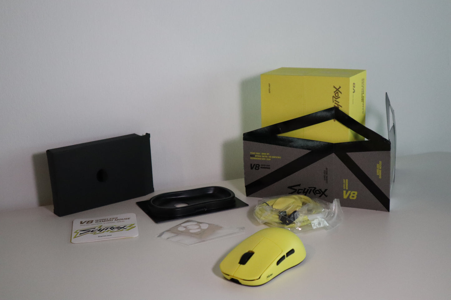 Scyrox V8 8K Wireless Mouse Sarı OUTLET TS-A1-3-8
