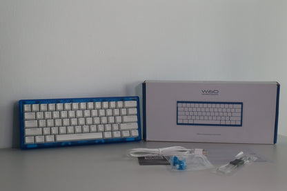 Wraith W60 Klavye (Manyetik Switch / HE) Mavi-Beyaz OUTLET 0203