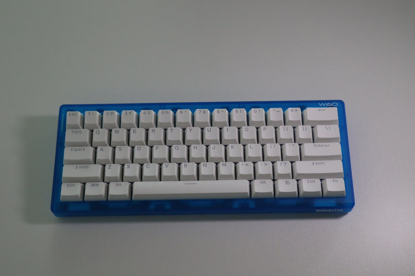 Wraith W60 Klavye (Manyetik Switch / HE) Mavi-Beyaz OUTLET 0203