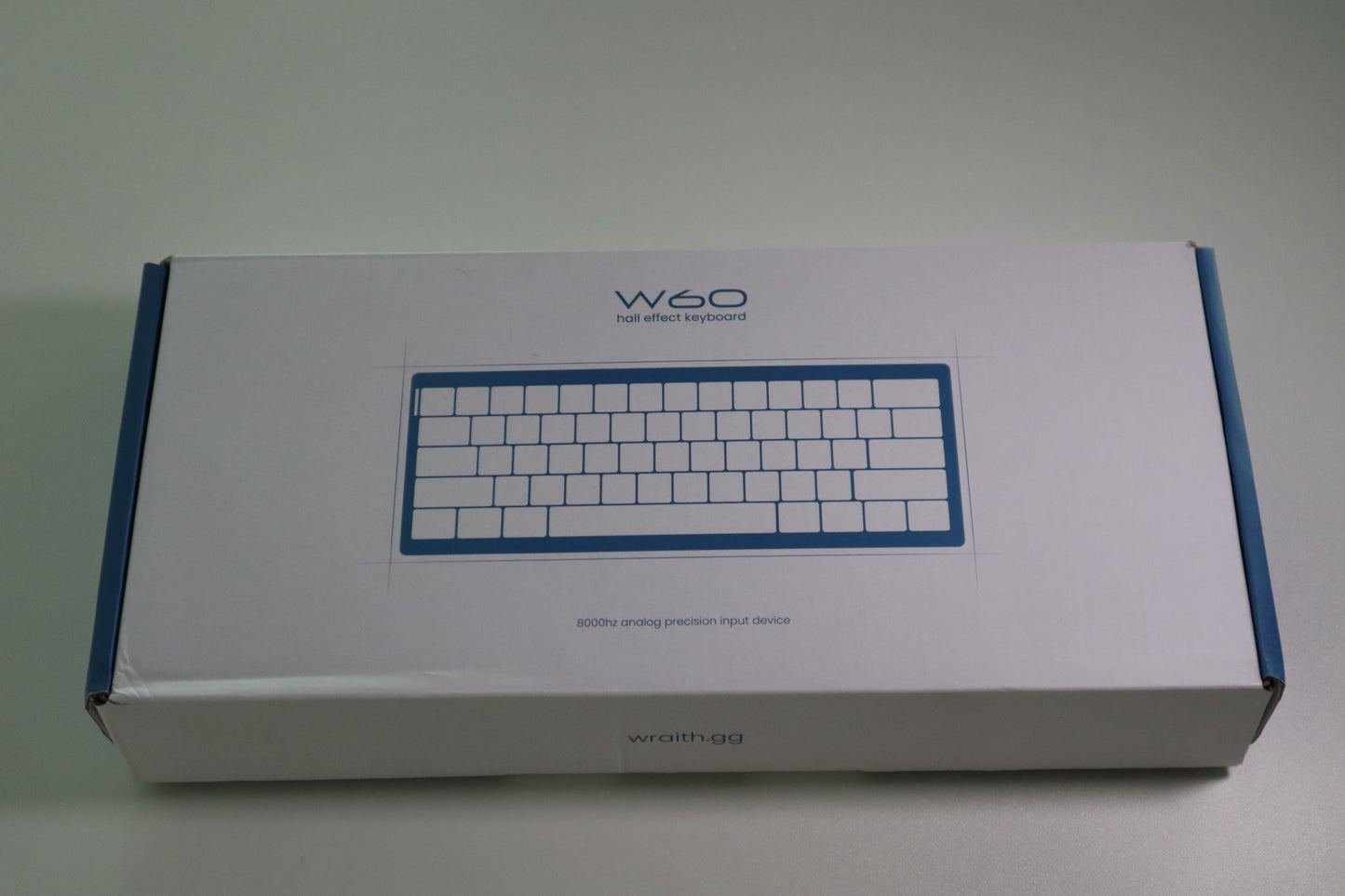Wraith W60 Klavye (Manyetik Switch / HE) Mavi-Beyaz OUTLET 0203