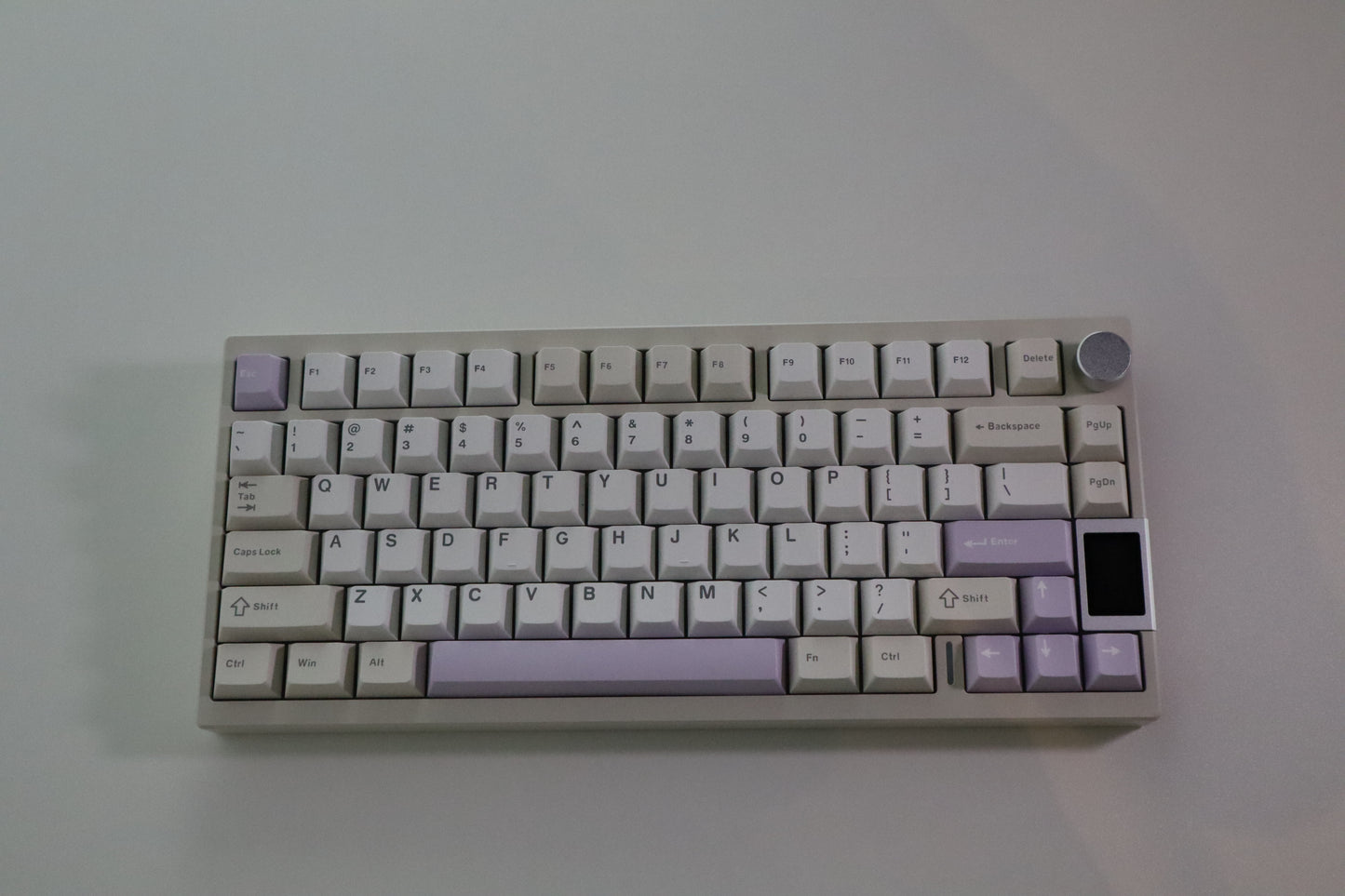 YUNZII AL80 QMK/VIA Alüminyum LCD Mekanik Klavye  Bej / Gateron Zero OUTLET 0403