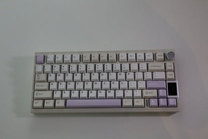 YUNZII AL80 QMK/VIA Alüminyum LCD Mekanik Klavye  Bej / Gateron Zero OUTLET 0403