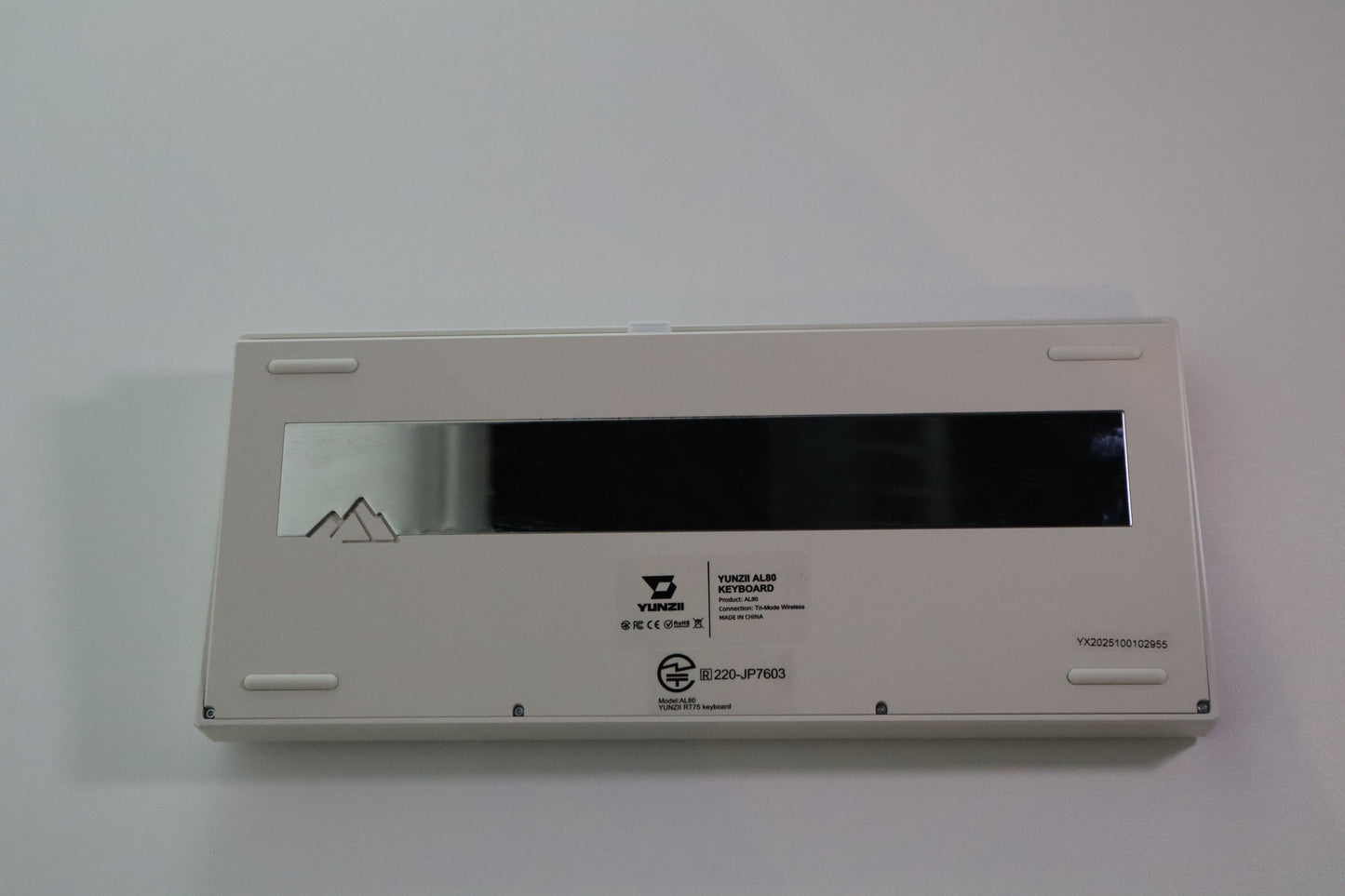 YUNZII AL80 QMK/VIA Alüminyum LCD Mekanik Klavye  Bej / Gateron Zero OUTLET 0403