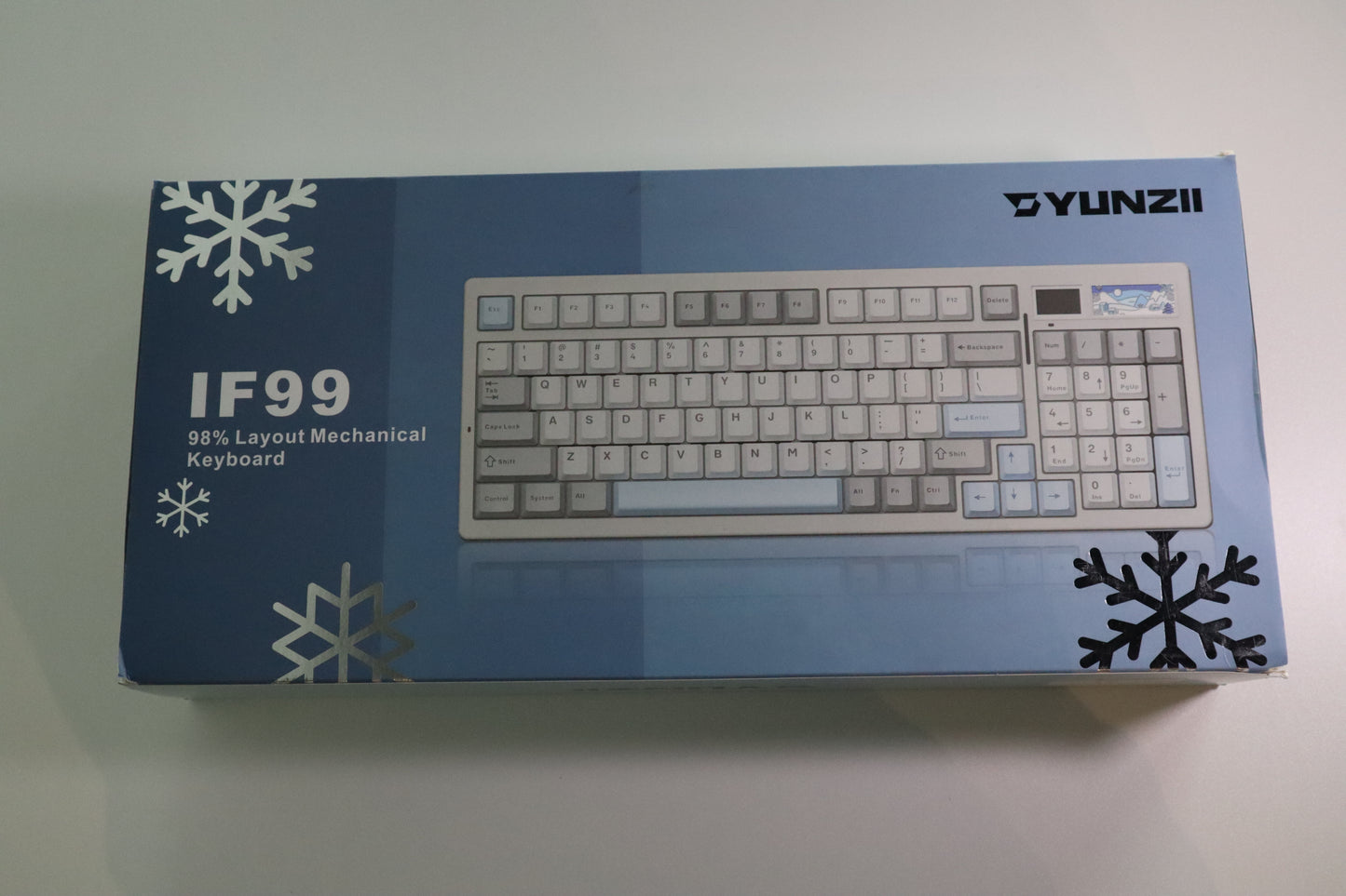 YUNZII IF99 Mekanik Klavye Beyaz / Cocoa Cream V2 OUTLET 0423