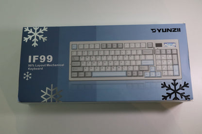 YUNZII IF99 Mekanik Klavye Beyaz / Cocoa Cream V2 OUTLET 0423