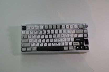 YUNZII AL80 QMK/VIA Alüminyum LCD Mekanik Klavye Gümüş / Cocoa Cream V2 OUTLET 0395