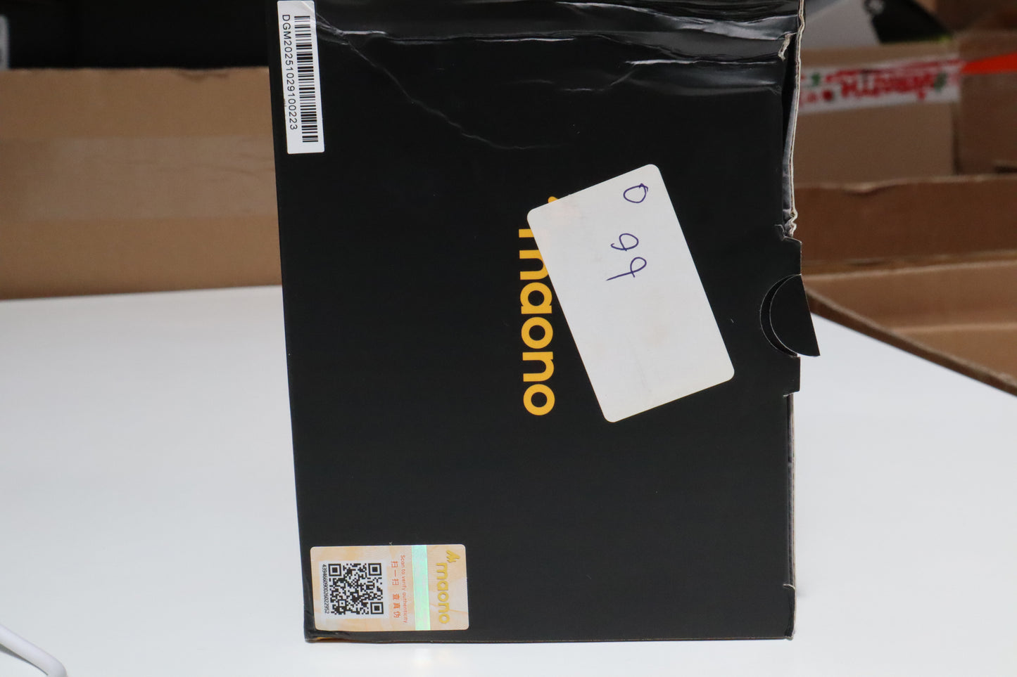 Maono DGM20 Condenser USB Mikrofon Beyaz OUTLET-0099