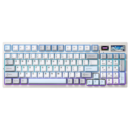 YUNZII IF99 Mekanik Klavye Beyaz / Cocoa Cream V2 OUTLET 0423