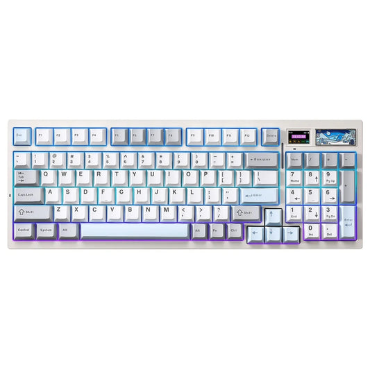 YUNZII IF99 Mekanik Klavye Beyaz / Cocoa Cream V2 OUTLET TS-A1-4-1